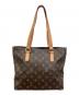 LOUIS VUITTON（ルイ ヴィトン）の古着「LOUIS VUITTON（ルイヴィトン）ショルダートートバッグ　カバピアノ」｜ブラウン