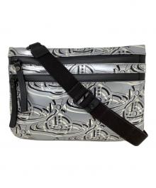 Vivienne Westwood（ヴィヴィアンウエストウッド）の古着「サコッシュ」｜シルバー×ブラック