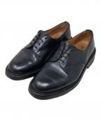 Tricker's×MARGARET HOWELLトリッカーズ×マーガレットハウエル）の古着「プレーントゥシューズ　Tricker's（トリッカーズ）　MARGARET HOWELL（マーガレットハウエル）」｜ブラック