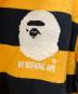 中古・古着 BAPE BY A BATHING APE (ベイプバイアベイシングエイプ) ラガーシャツ イエロー サイズ:SIZE M：9000円