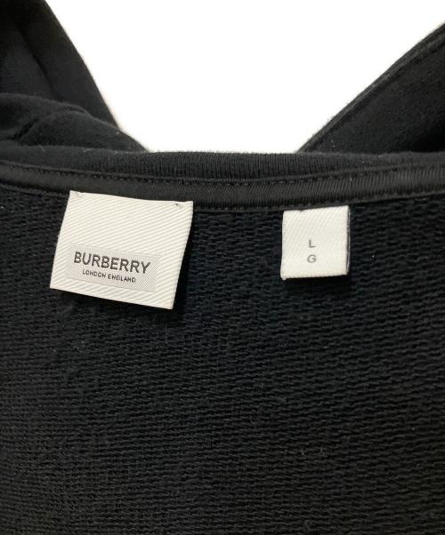 BURBERRY LONDON（バーバリーロンドン）BURBERRY LONDON (バーバリーロンドン) ロゴワッペンジップアップパーカー ブラック サイズ:SIZE Lの古着・服飾アイテム