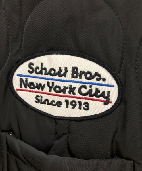 Schott（ショット）Schott (ショット) キルティングジャケット ブラック サイズ:SIZE Lの古着・服飾アイテム