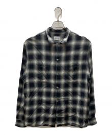 PENNEY'S TOWNCRAFT（ペニーズ タウンクラフト）の古着「オンブレチェックシャツ」｜グレー