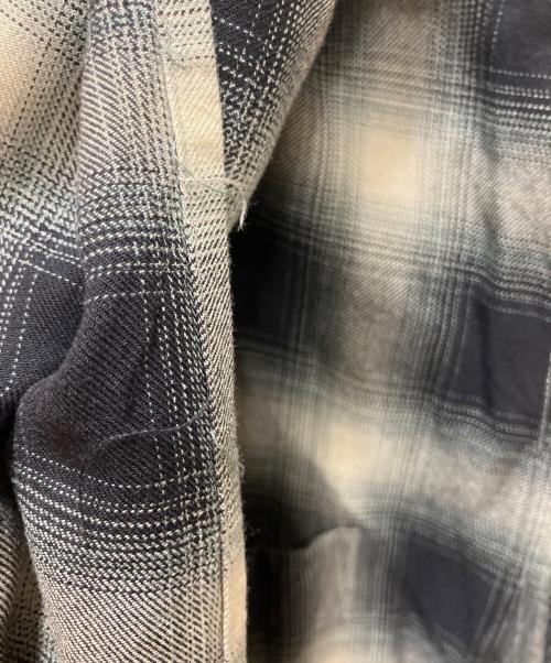 PENNEY'S TOWNCRAFT（ペニーズ タウンクラフト）PENNEY'S TOWNCRAFT (ペニーズ タウンクラフト) オンブレチェックシャツ グレー サイズ:SIZE Mの古着・服飾アイテム