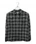 PENNEY'S TOWNCROFT（ペニーズタウンクロフト）の古着「オンブレチェックシャツ」｜グレー