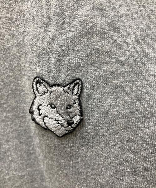 maison kitsune（メゾンキツネ）maison kitsune (メゾンキツネ) FOX HEAD PATCH　スウェット グレー サイズ:SIZE Sの古着・服飾アイテム