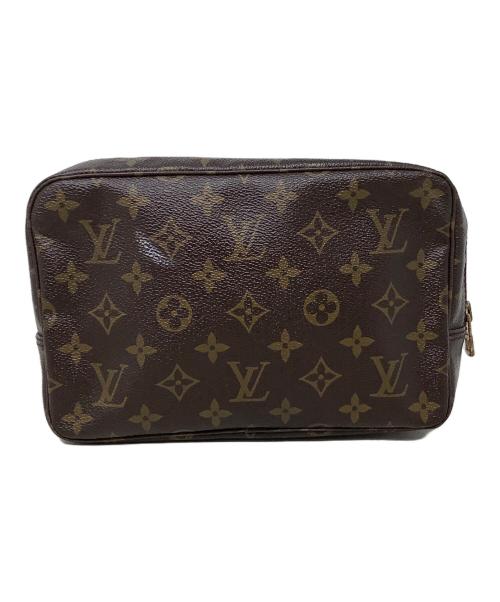 LOUIS VUITTON（ルイ ヴィトン）LOUIS VUITTON (ルイ ヴィトン) コスメポーチ　LOUIS VUITTON トゥルース・トワレット23 ブラウンの古着・服飾アイテム