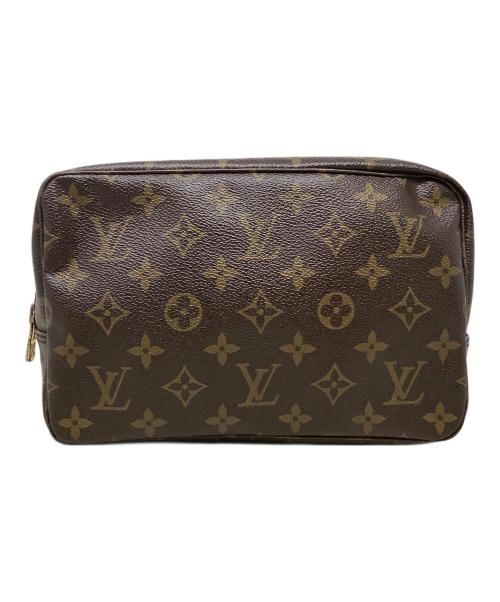 LOUIS VUITTON（ルイ ヴィトン）LOUIS VUITTON (ルイ ヴィトン) コスメポーチ　LOUIS VUITTON トゥルース・トワレット23 ブラウンの古着・服飾アイテム