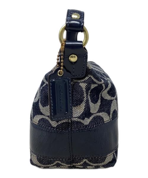 COACH（コーチ）COACH (コーチ) ハンドバッグ　COACH　41721　シグネチャー ネイビーの古着・服飾アイテム