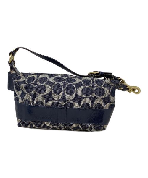 COACH（コーチ）COACH (コーチ) ハンドバッグ　COACH　41721　シグネチャー ネイビーの古着・服飾アイテム