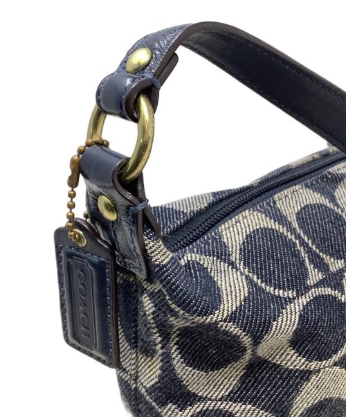 COACH（コーチ）COACH (コーチ) ハンドバッグ　COACH　41721　シグネチャー ネイビーの古着・服飾アイテム