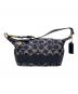 COACH（コーチ）の古着「ハンドバッグ　COACH　41721　シグネチャー」｜ネイビー