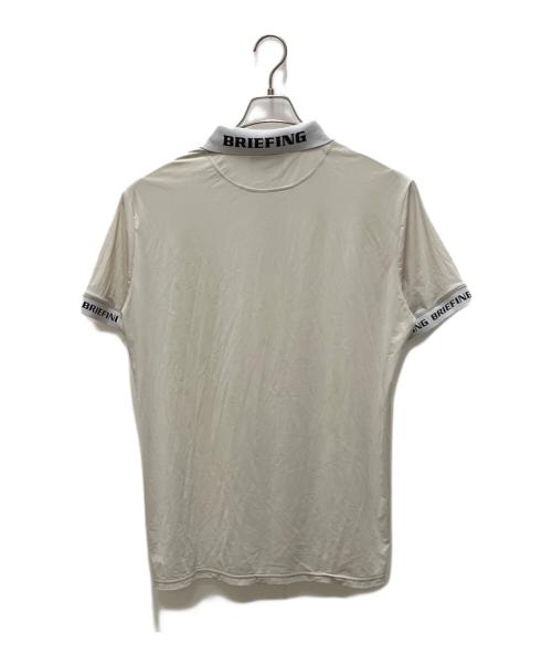 BRIEFING（ブリーフィング）BRIEFING (ブリーフィング) ゴルフウェア(トップス)　LOGO BACK RIB ポロシャツ ベージュ サイズ:SIZE XLの古着・服飾アイテム