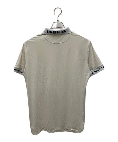 BRIEFING（ブリーフィング）BRIEFING (ブリーフィング) ゴルフウェア(トップス)　LOGO BACK RIB ポロシャツ ベージュ サイズ:SIZE XLの古着・服飾アイテム