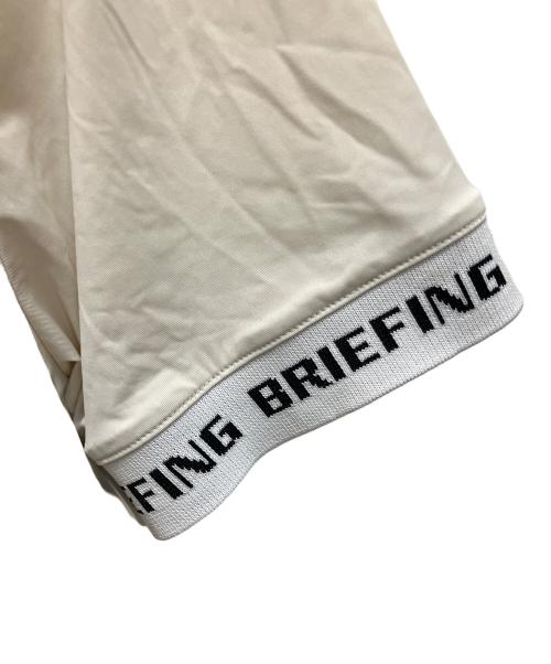 BRIEFING（ブリーフィング）BRIEFING (ブリーフィング) ゴルフウェア(トップス)　LOGO BACK RIB ポロシャツ ベージュ サイズ:SIZE XLの古着・服飾アイテム
