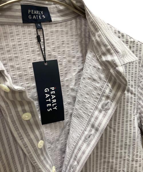 PEARLY GATES（パーリーゲイツ）PEARLY GATES (パーリーゲイツ) ゴルフウェア(トップス) グレー サイズ:SIZE Mの古着・服飾アイテム