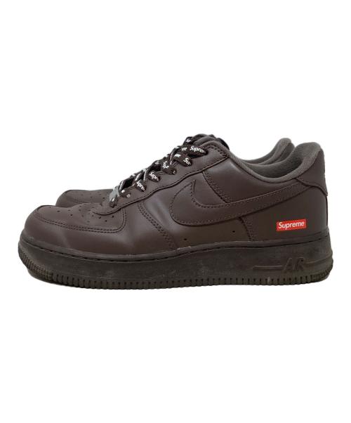 NIKE（ナイキ）NIKE (ナイキ) SUPREME (シュプリーム) NIKE×SUPREME AIR FORCE 1 LOW ブラウン サイズ:25.0の古着・服飾アイテム