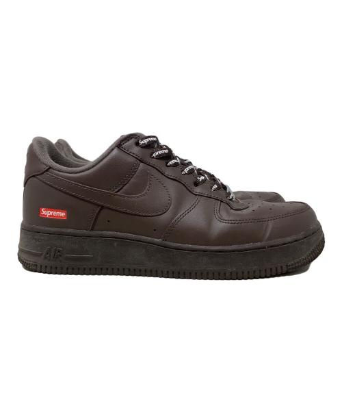 NIKE（ナイキ）NIKE (ナイキ) SUPREME (シュプリーム) NIKE×SUPREME AIR FORCE 1 LOW ブラウン サイズ:25.0の古着・服飾アイテム