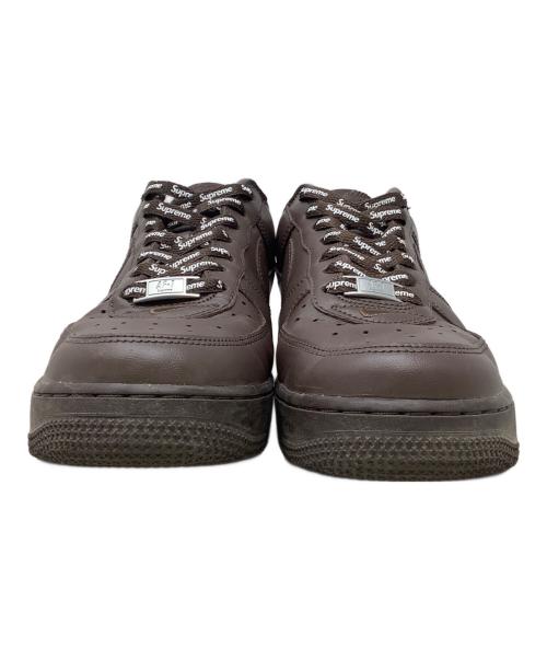 NIKE（ナイキ）NIKE (ナイキ) SUPREME (シュプリーム) NIKE×SUPREME AIR FORCE 1 LOW ブラウン サイズ:25.0の古着・服飾アイテム