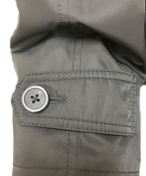 ARMANI COLLEZIONI（アルマーニ コレツィオーニ）ARMANI COLLEZIONI (アルマーニ コレツィオーニ) ステンカラーコート ブラック サイズ:SIZE 52の古着・服飾アイテム