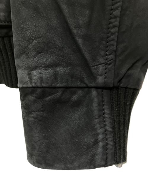 Timberland（ティンバーランド）Timberland (ティンバーランド) A-2型　レザージャケット ブラック サイズ:SIZE Mの古着・服飾アイテム