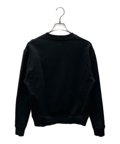 AMI PARIS（アミ パリス）AMI PARIS (アミ パリス) ハートロゴ 刺繍　スウェット ブラック サイズ:SIZE XSの古着・服飾アイテム