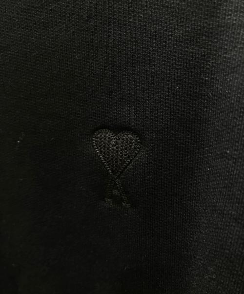 AMI PARIS（アミ パリス）AMI PARIS (アミ パリス) ハートロゴ 刺繍　スウェット ブラック サイズ:SIZE XSの古着・服飾アイテム
