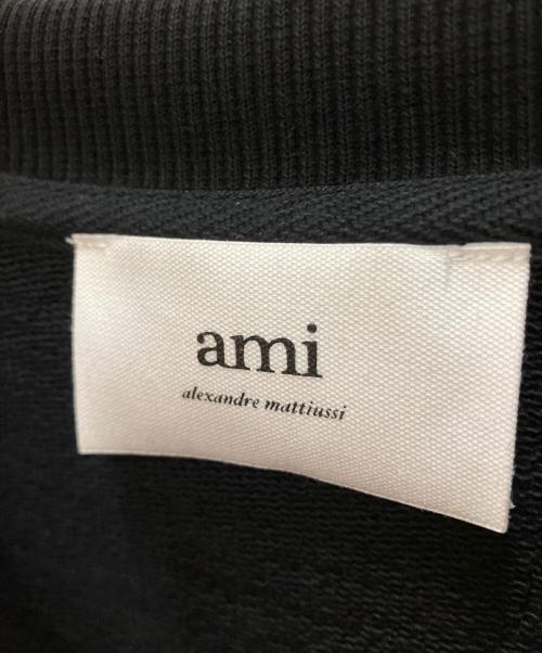 AMI PARIS（アミ パリス）AMI PARIS (アミ パリス) ハートロゴ 刺繍　スウェット ブラック サイズ:SIZE XSの古着・服飾アイテム