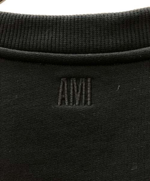 AMI PARIS（アミ パリス）AMI PARIS (アミ パリス) ハートロゴ 刺繍　スウェット ブラック サイズ:SIZE XSの古着・服飾アイテム