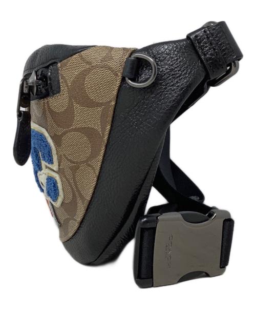 COACH（コーチ）COACH (コーチ) PEANUTS (ピーナッツ) ボディバッグ　COACH（コーチ）　PEANUTS　C4028　シグネチャー ブラウンの古着・服飾アイテム