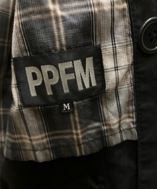 PPFM（ピーピーエフエム）PPFM (ピーピーエフエム) ナポレオンジャケット ブラック サイズ:SIZE Mの古着・服飾アイテム