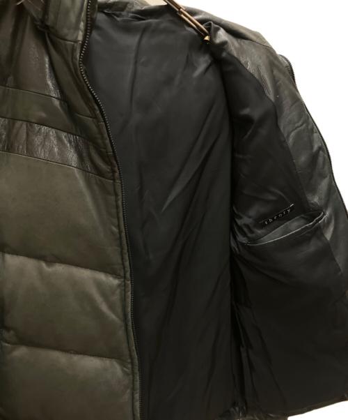 theory（セオリー）theory (セオリー) シープスキンダウンジャケット グレー サイズ:SIZE 36の古着・服飾アイテム