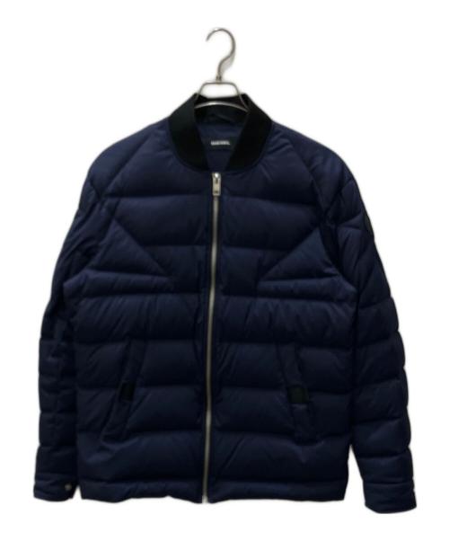 DIESEL（ディーゼル）DIESEL (ディーゼル) ダウンジャケット ネイビー サイズ:SIZE Lの古着・服飾アイテム