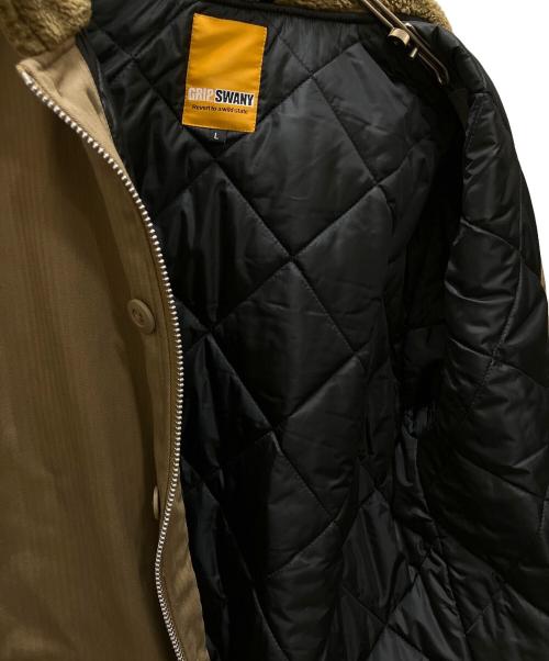 GRIP SWANY（グリップスワニー）GRIP SWANY (グリップスワニー) ファイアプルーフデッキジャケット ベージュ サイズ:SIZE Lの古着・服飾アイテム
