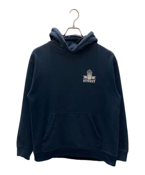 stussy（ステューシー）stussy (ステューシー) 90s　USA製　プルオーバーパーカー ネイビー サイズ:SIZE Lの古着・服飾アイテム