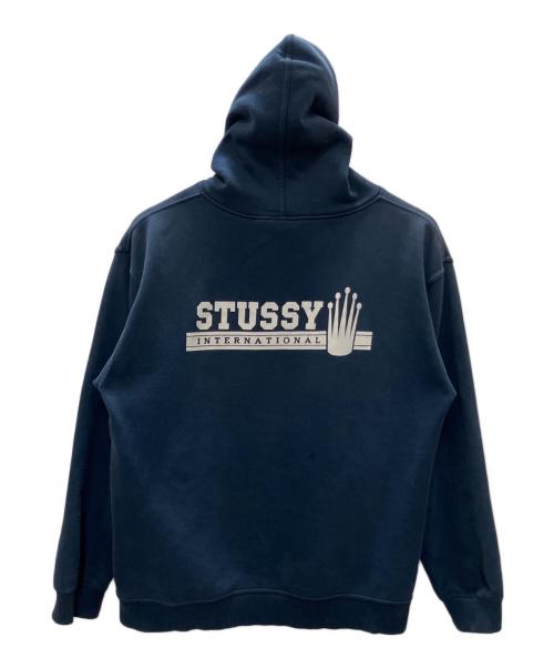 stussy（ステューシー）stussy (ステューシー) 90s　USA製　プルオーバーパーカー ネイビー サイズ:SIZE Lの古着・服飾アイテム