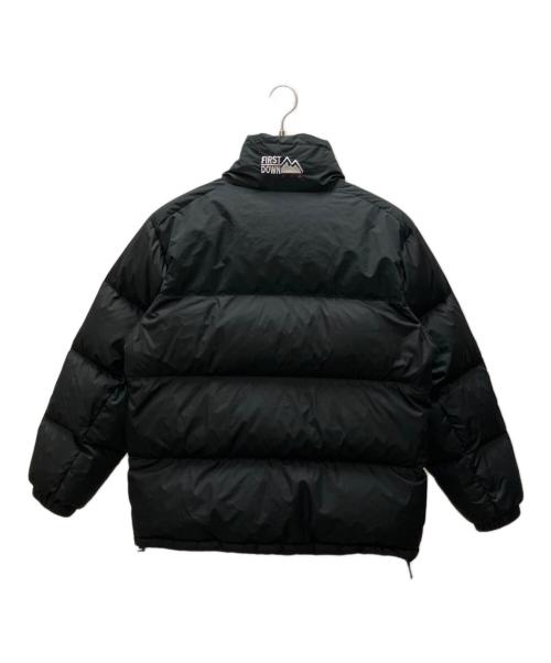 FIRST DOWN（ファーストダウン）FIRST DOWN (ファーストダウン) BUBBLE DOWN JKT MICROFT バブルダウンジャケット マイクロフト ブラック サイズ:SIZE Mの古着・服飾アイテム