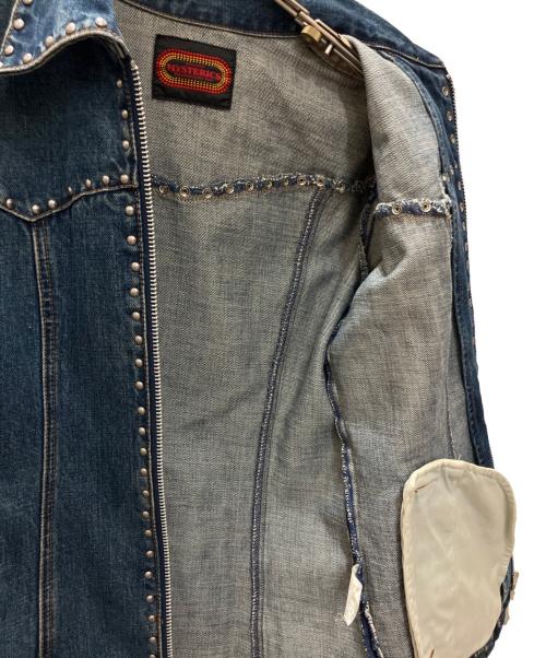 hysterics（ヒステリックス）hysterics (ヒステリックス) デニムスタッヅジャケット インディゴ サイズ:SIZE Freeの古着・服飾アイテム