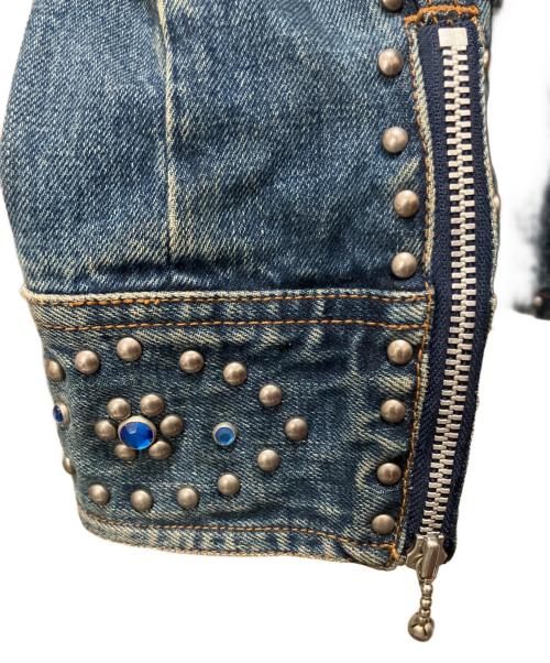 hysterics（ヒステリックス）hysterics (ヒステリックス) デニムスタッヅジャケット インディゴ サイズ:SIZE Freeの古着・服飾アイテム