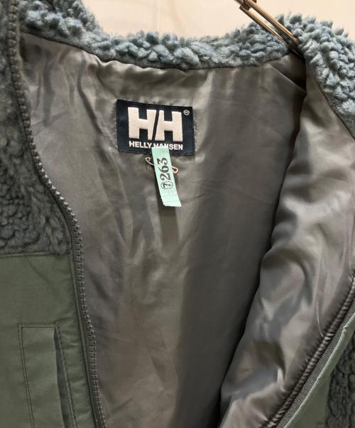 HELLY HANSEN（ヘリーハンセン）HELLY HANSEN (ヘリーハンセン) フレームプルーフウールファイバーパイルサーモロングジャケット ライトグレー サイズ:SIZE XLの古着・服飾アイテム