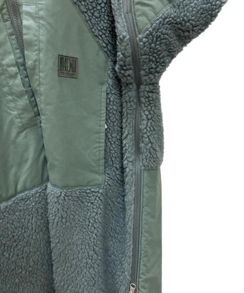 HELLY HANSEN（ヘリーハンセン）HELLY HANSEN (ヘリーハンセン) フレームプルーフウールファイバーパイルサーモロングジャケット ライトグレー サイズ:SIZE XLの古着・服飾アイテム