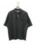maison kitsune（メゾンキツネ）の古着「ボールド フォックスヘッド パッチ オーバーサイズ ポロシャツ」｜グレー
