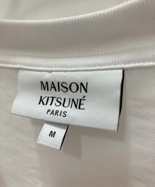 maison kitsune（メゾンキツネ）maison kitsune (メゾンキツネ)  BOLD FOX HEAD PATCH OVERSIZE TEE-SHIRT ホワイト サイズ:SIZE Mの古着・服飾アイテム