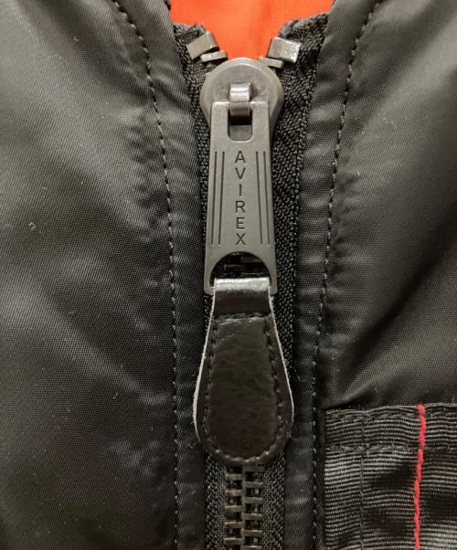 AVIREX（アヴィレックス）AVIREX (アヴィレックス) MA-1フライトジャケット コマーシャルモデル TOP GUN ブラック サイズ:EXTRA LARGEの古着・服飾アイテム