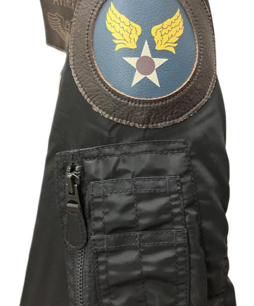 AVIREX（アヴィレックス）AVIREX (アヴィレックス) MA-1フライトジャケット コマーシャルモデル TOP GUN ブラック サイズ:EXTRA LARGEの古着・服飾アイテム
