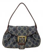 CELINEセリーヌ）の古着「ハンドバッグ　CELINE（セリーヌ）　パリマカダム　YS 00/44」｜インディゴ