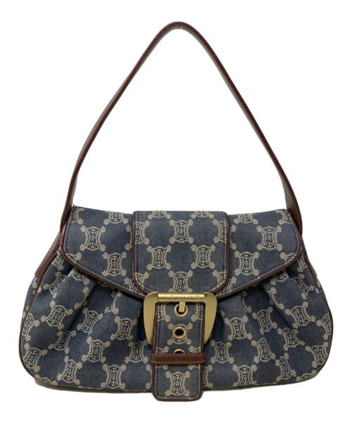 CELINE（セリーヌ）CELINE (セリーヌ) ハンドバッグ　CELINE（セリーヌ）　パリマカダム　YS 00/44 インディゴの古着・服飾アイテム