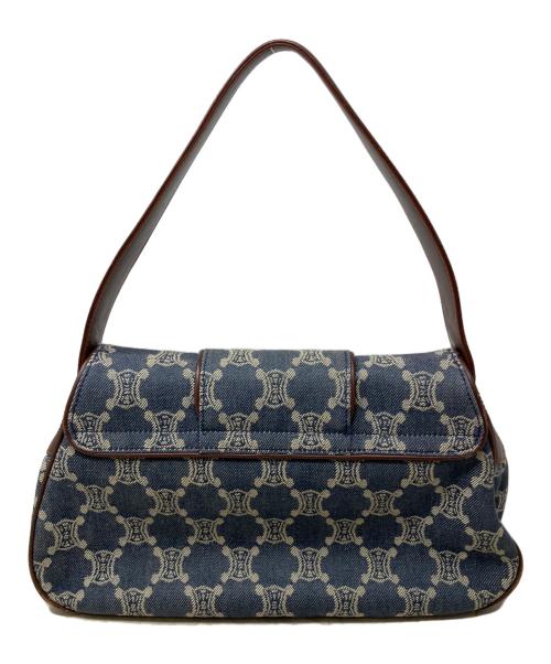 CELINE（セリーヌ）CELINE (セリーヌ) ハンドバッグ　CELINE（セリーヌ）　パリマカダム　YS 00/44 インディゴの古着・服飾アイテム