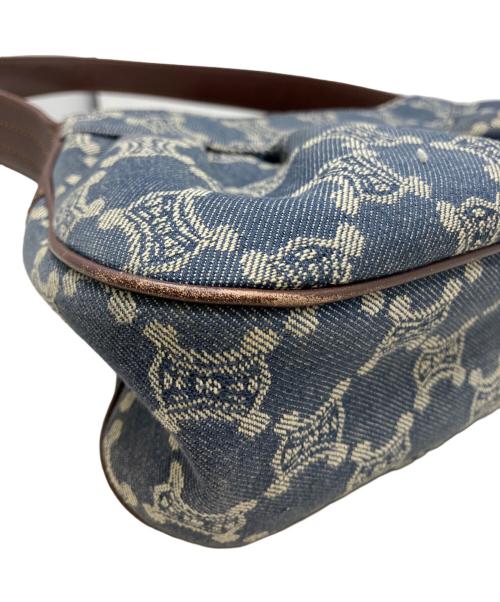 CELINE（セリーヌ）CELINE (セリーヌ) ハンドバッグ　CELINE（セリーヌ）　パリマカダム　YS 00/44 インディゴの古着・服飾アイテム