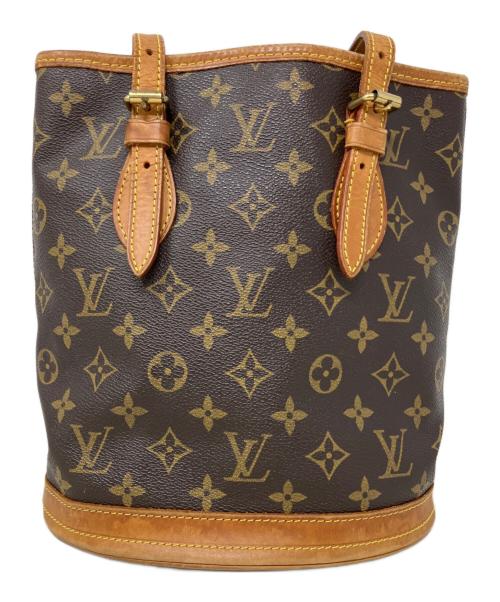 LOUIS VUITTON（ルイ ヴィトン）LOUIS VUITTON (ルイ ヴィトン) ショルダーバッグ　LOUIS　VUITTON（ルイヴィトン）　M42238　モノグラム　バケットPM ブラウンの古着・服飾アイテム